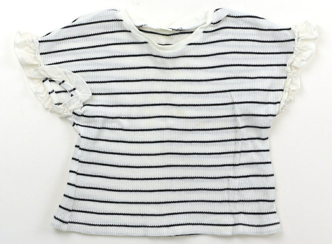Rakuten - アプレレクール apres les cours Tシャツ・カットソー 80 女の子 ボーダー　白黒 子供服 ベビー服 キッズ アウトレット ユーズド 【中古】キッズ・ベビー・マタニティ