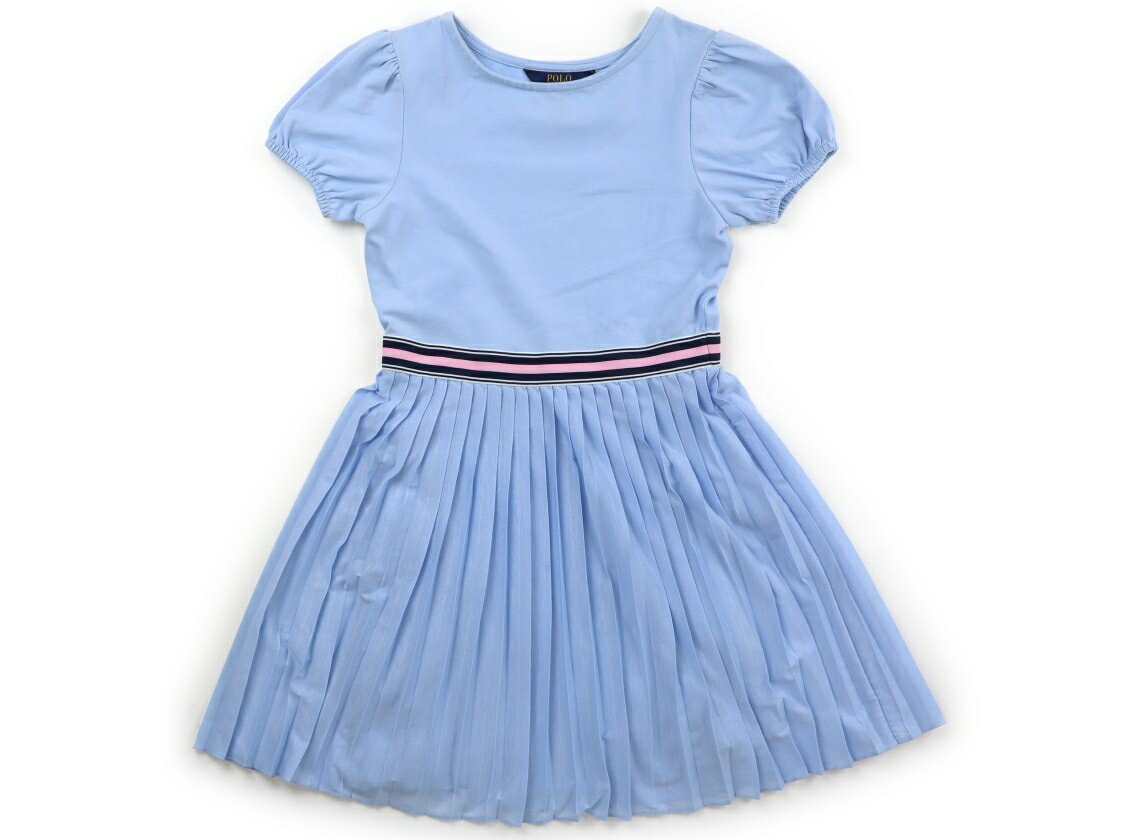 Rakuten - ポロラルフローレン POLO RALPH LAUREN ワンピース 140 女の子 水色、ピンク・紺 子供服 ベビー服 キッズ アウトレット ユーズド 【中古】キッズ・ベビー・マタニティ