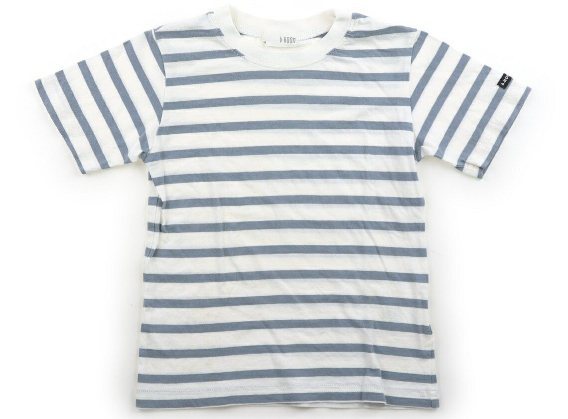 ビールーム b.ROOM Tシャツ・カットソー 110 男の子 グレーボーダー 子供服 ベビー服 キッズ アウトレット ユーズド 【中古】キッズ・..