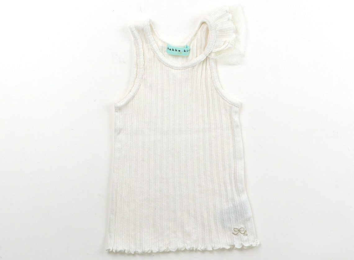 하카 HAKKA 탱크 탑 캐미솔 110 소녀 오프 화이트 레이스 아동복 아기 옷 키즈 아울렛 유즈드 [중고] 키즈 아기 출산