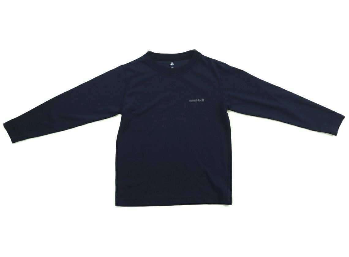 モンベル mont-bell Tシャツ カットソー 130 男の子 ネイビー グレー 子供服 ベビー服 キッズ アウトレット ユーズド 【中古】キッズ ベビー マタニティ