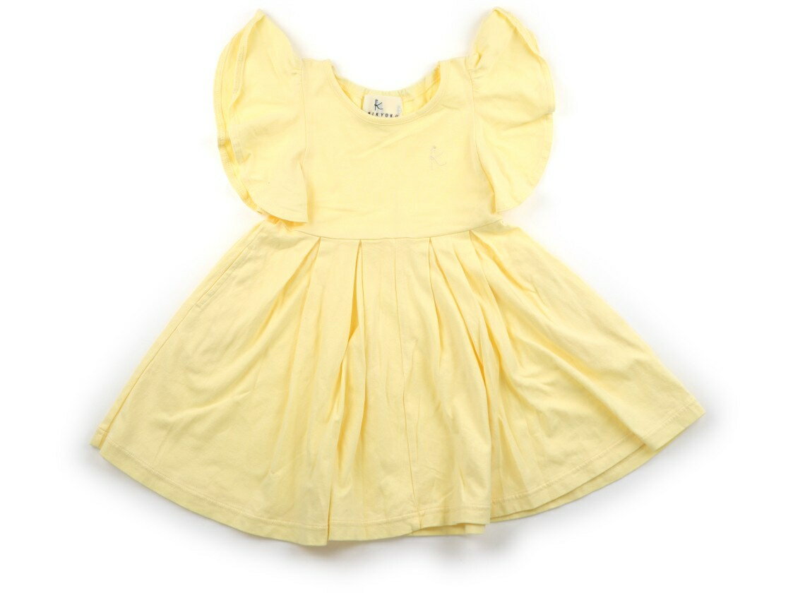 組曲 Kumikyoku ワンピース 100 女の子 黄 子供服 ベビー服 キッズ アウトレット ユーズド 【中古】キッズ・ベビー・マタニティ