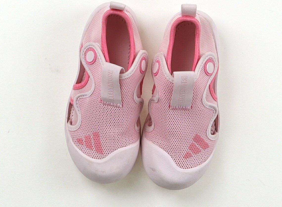 アディダス Adidas サンダル 靴17cm〜 女の子 ピンク 子供服 ベビー服 キッズ アウトレット ユーズド 【中古】キッズ・ベビー・マタニティ