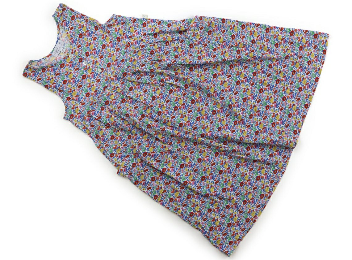 アニエスベー agnes.b ワンピース 140 女の子 赤花柄 子供服 ベビー服 キッズ アウトレット ユーズド 【中古】キッズ・ベビー・マタニティ