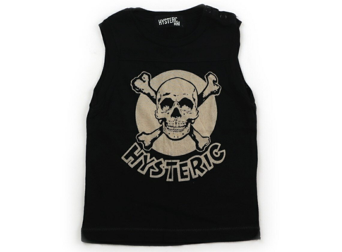 히스테릭 글래머 HYSTERIC GLAMOUR 탱크 탑 캐미솔 90 여자 블랙 해골 무늬 아이 옷 아기 옷 키즈 아울렛 유즈드 [중고] 키즈 베이비 출산