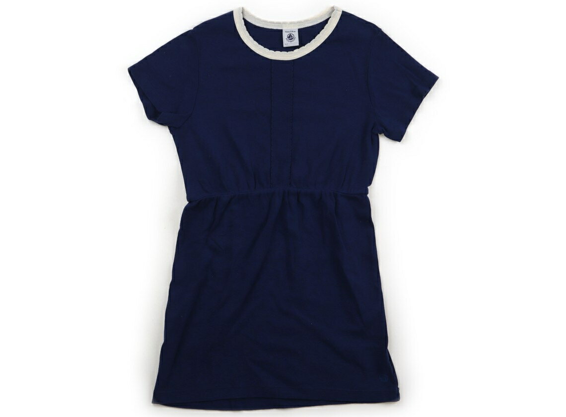 Rakuten - プチバトー PETIT BATEAU ワンピース 120 女の子 青 子供服 ベビー服 キッズ アウトレット ユーズド 【中古】キッズ・ベビー・マタニティ