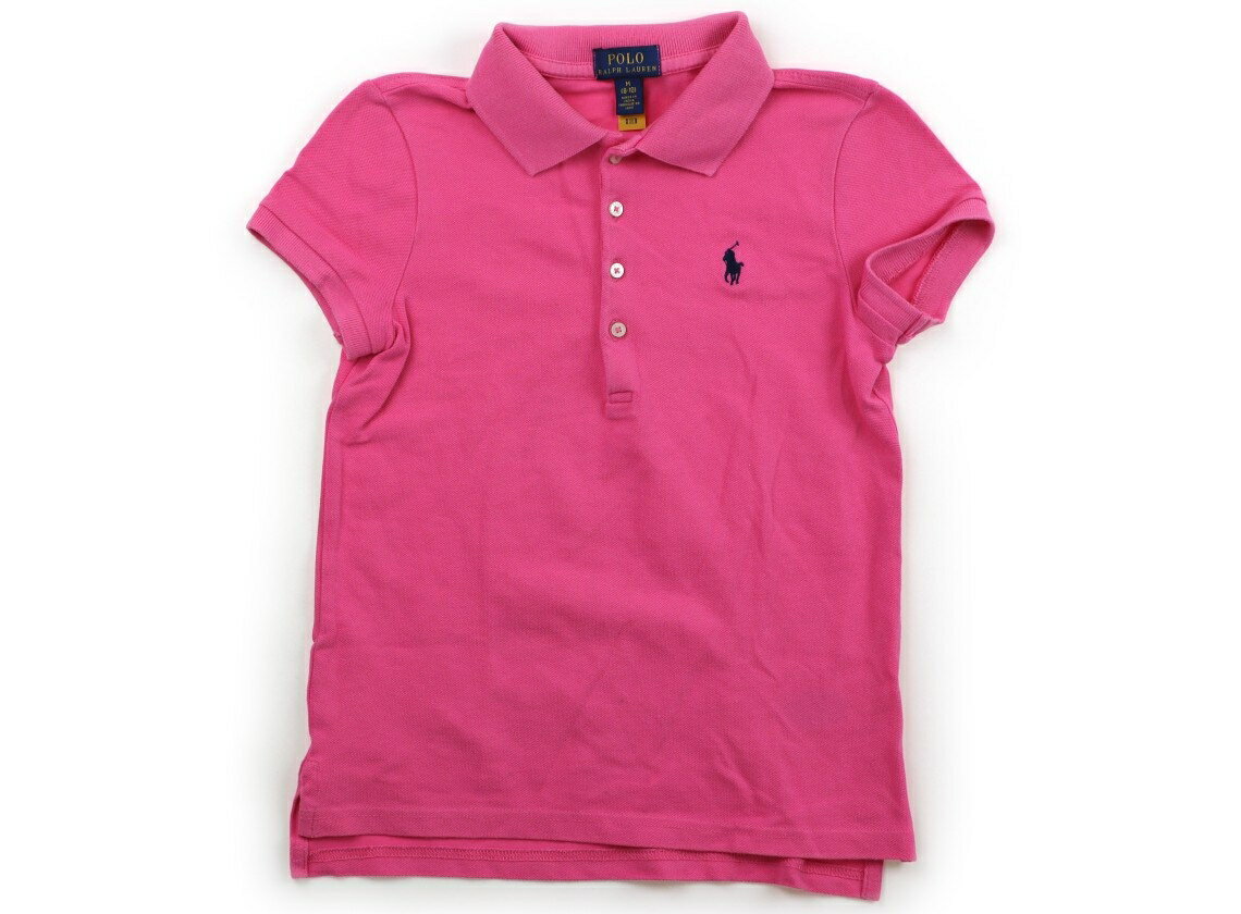 Rakuten - ポロラルフローレン POLO RALPH LAUREN ポロシャツ 140 女の子 ピンク　ブランドロゴ 子供服 ベビー服 キッズ アウトレット ユーズド 【中古】キッズ・ベビー・マタニティ