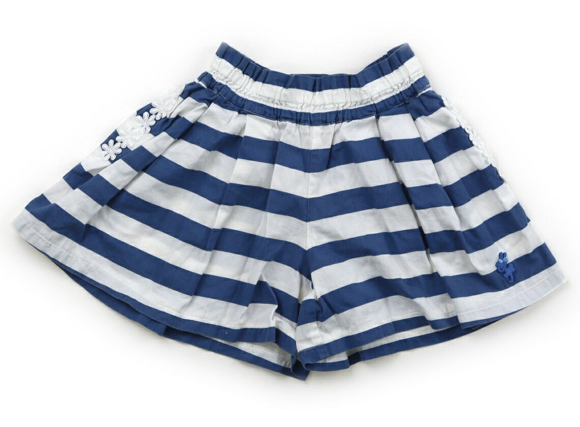 Rakuten - ニットプランナー（KP） Knit Planner(KP) キュロット 100 女の子 青、白 子供服 ベビー服 キッズ アウトレット ユーズド 【中古】キッズ・ベビー・マタニティ