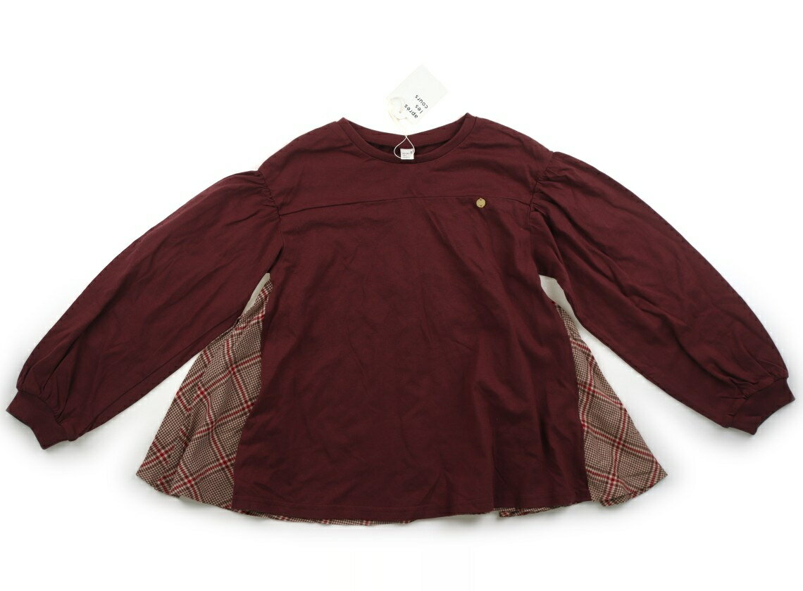 Rakuten - アプレレクール apres les cours チュニック 140 女の子 チョコレートブラウン・チェック 子供服 ベビー服 キッズ アウトレット ユーズド 【中古】キッズ・ベビー・マタニティ