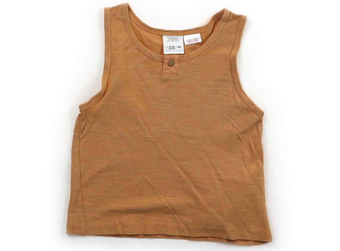 자라 ZARA 탱크 탑 캐미솔 80 여자 くすみ 오렌지 아동복 아기 옷 키즈 아울렛 유즈드 [중고] 키즈 아기 출산