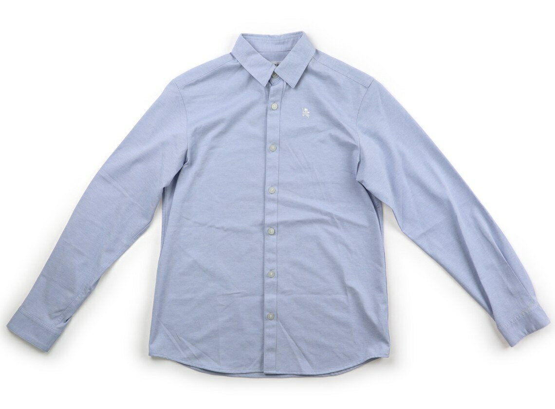 コムサエンジェル COMME CA ANGEL シャツ・ブラウス 150 男の子 サックス・ピンドット 子供服 ベビー服 キッズ アウトレット ユーズド 【中古】キッズ・ベビー・マタニティ