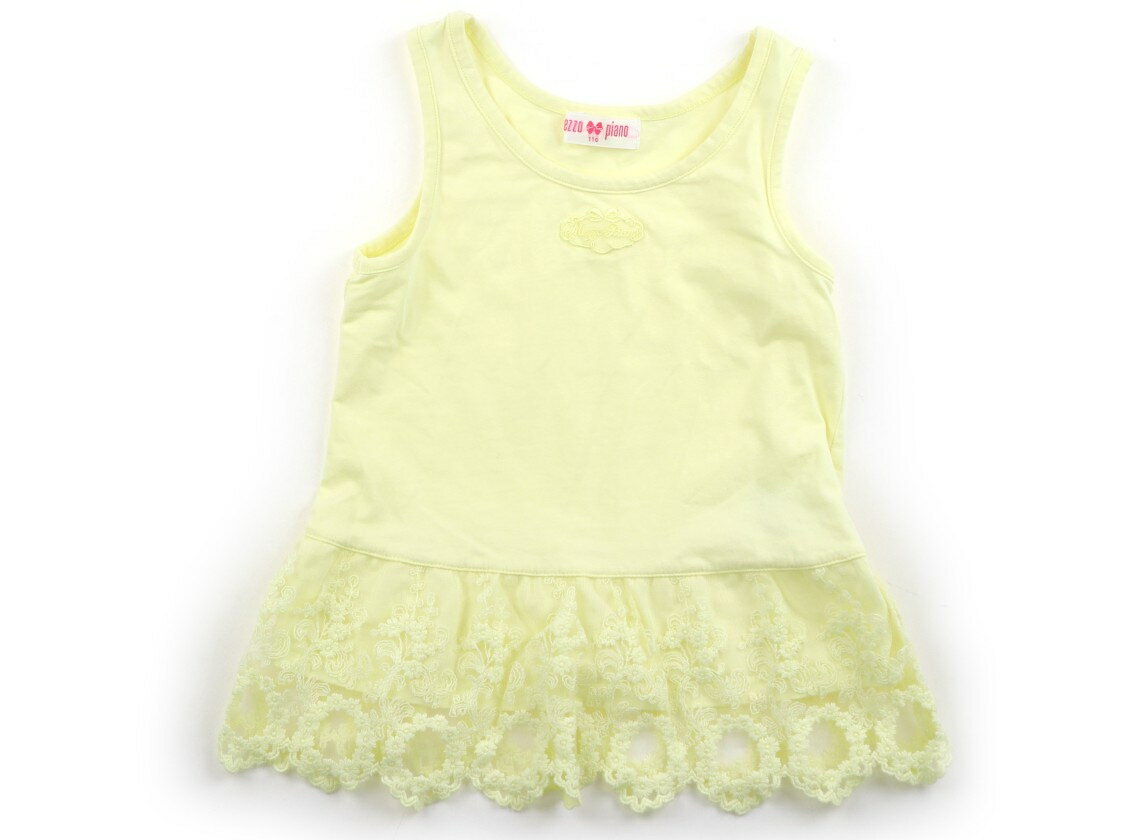 メゾピアノ mezzo piano タンクトップ・キャミソール 110 女の子 黄色 子供服 ベビー服 キッズ アウトレット ユーズド 【中古】キッズ・ベビー・マタニティ
