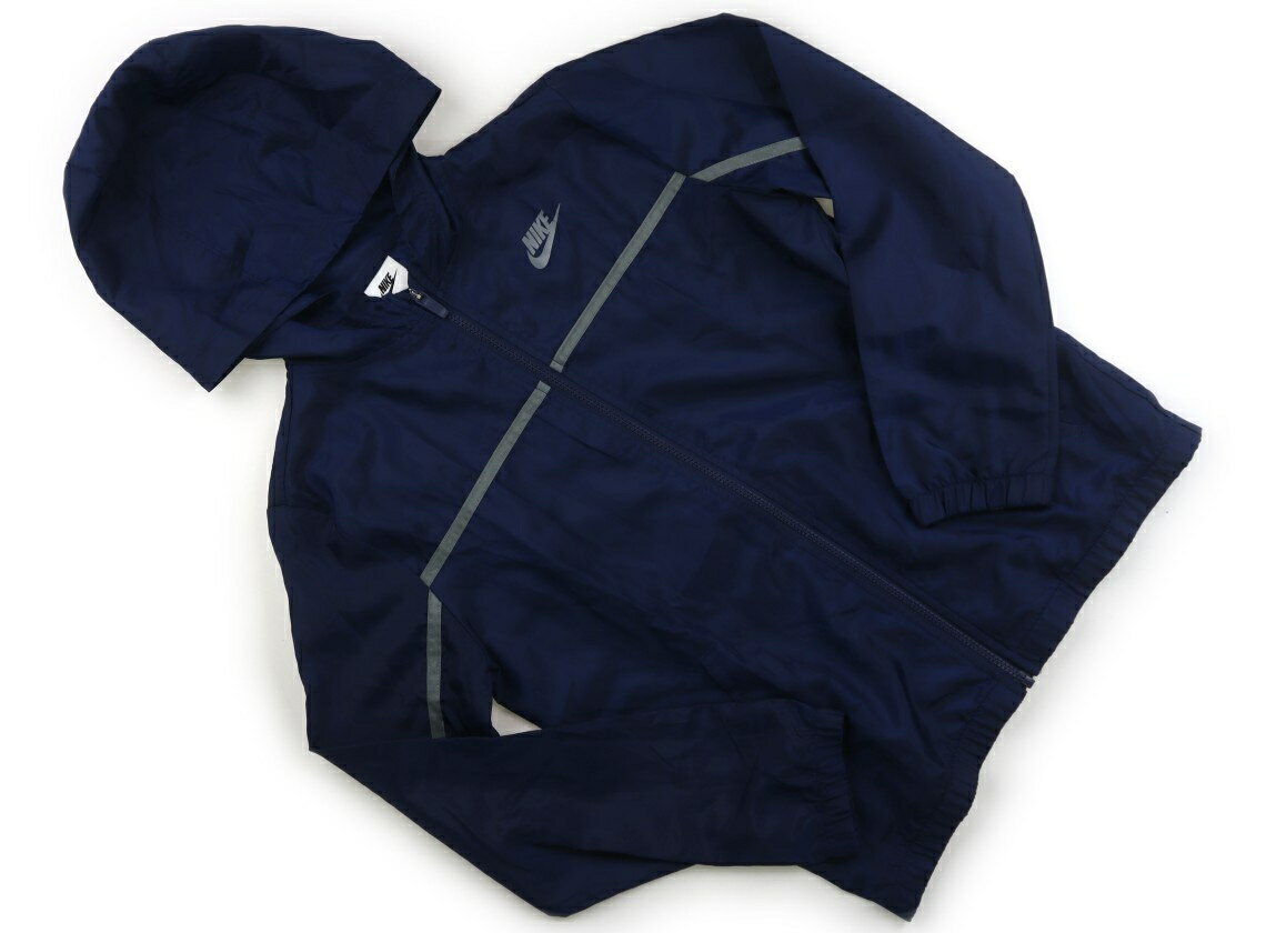Rakuten - ナイキ NIKE ブルゾン・Gジャン 150 男の子 ネイビー 子供服 ベビー服 キッズ アウトレット ユーズド 【中古】キッズ・ベビー・マタニティ