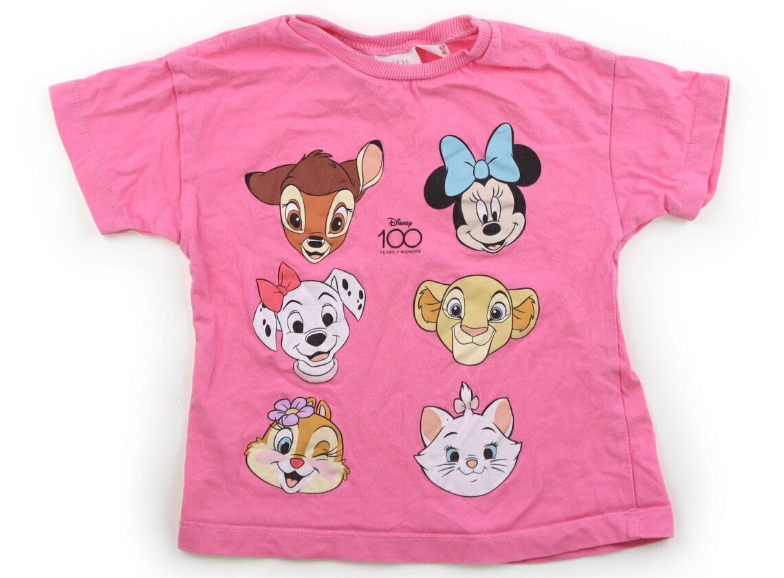ザラ ZARA Tシャツ・カットソー 95 女の子 ピンク・ディズニーキャラクター 子供服 ベビー服 キッズ アウトレット ユーズド 【中古】キッズ・ベビー・マタニティ