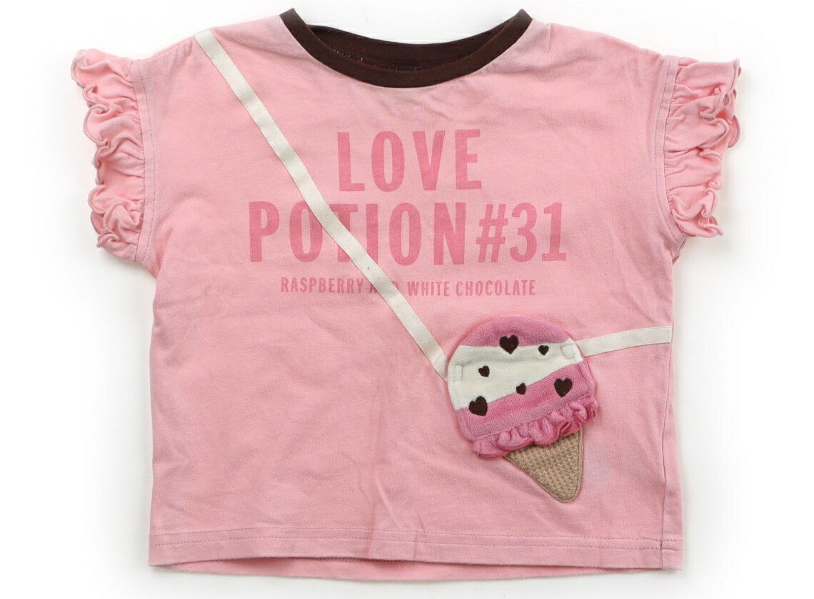 Rakuten - アプレレクール apres les cours Tシャツ・カットソー 90 女の子 ピンク・ブラウン・アイス 子供服 ベビー服 キッズ アウトレット ユーズド 【中古】キッズ・ベビー・マタニティ