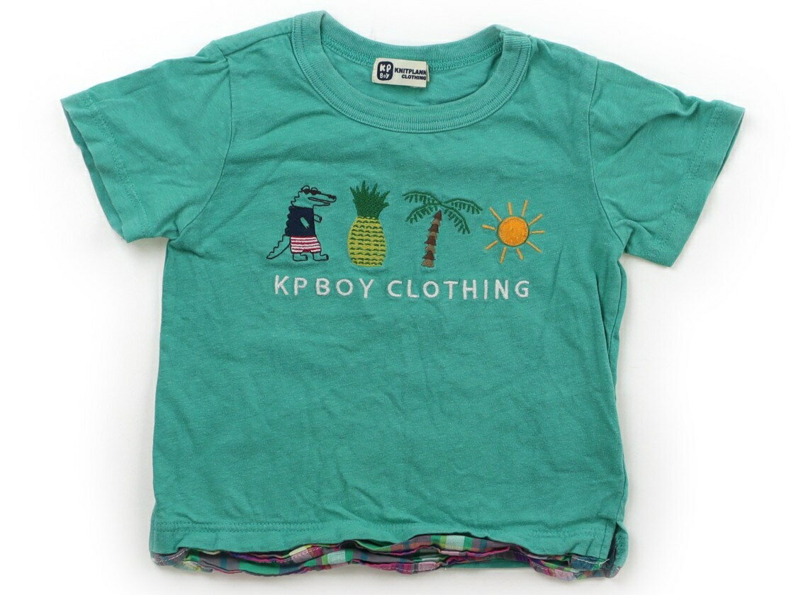 Rakuten - ニットプランナー（KP） Knit Planner(KP) Tシャツ・カットソー 100 男の子 グリーン・ワニ・パイン・チェック 子供服 ベビー服 キッズ アウトレット ユーズド 【中古】キッズ・ベビー・マタニティ