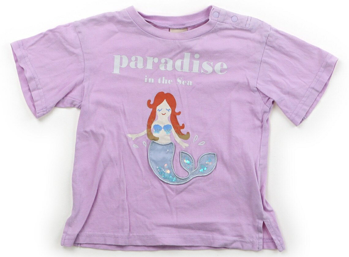 Rakuten - プティマイン petit main Tシャツ・カットソー 80 女の子 ライラック・マーメイド 子供服 ベビー服 キッズ アウトレット ユーズド 【中古】キッズ・ベビー・マタニティ