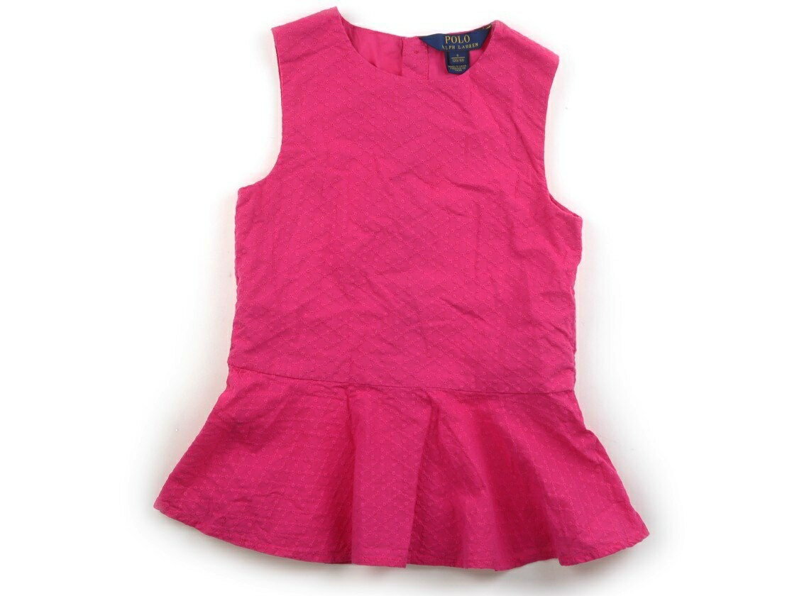 ポロラルフローレン POLO RALPH LAUREN チュニック 120 女の子 ショッキングピンク、レース 子供服 ベビー服 キッズ アウトレット ユーズド 【中古】キッズ・ベビー・マタニティ