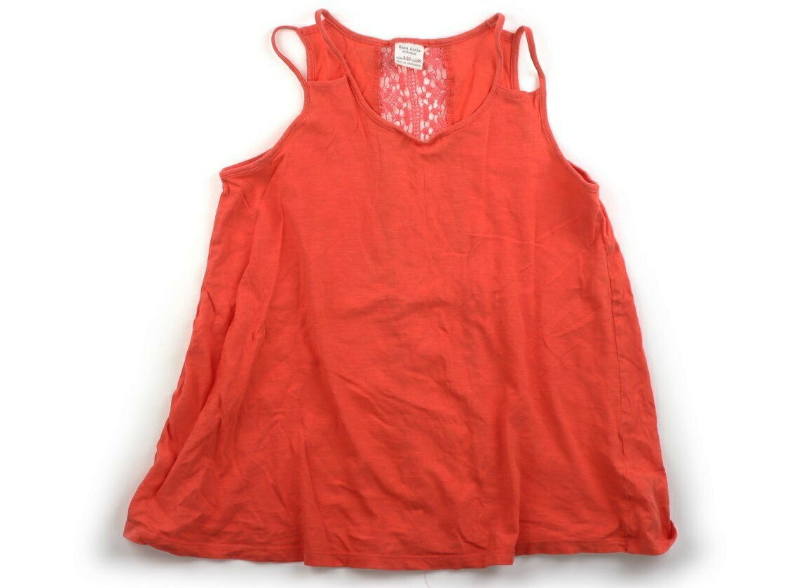 T恤（长袖） - ザラ ZARA チュニック 140 女の子 オレンジ 子供服 ベビー服 キッズ アウトレット ユーズド 【中古】キッズ・ベビー・マタニティ