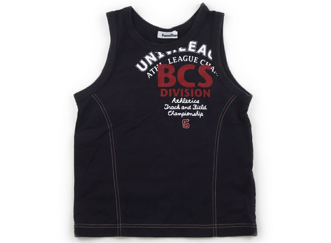 패밀리아 familiar 탱크탑 캐미솔 130 소년 다크 네이비 다크 레드 화이트 아이 옷 아기 옷 키즈 아울렛 유즈드 [중고] 키즈 아기 출산