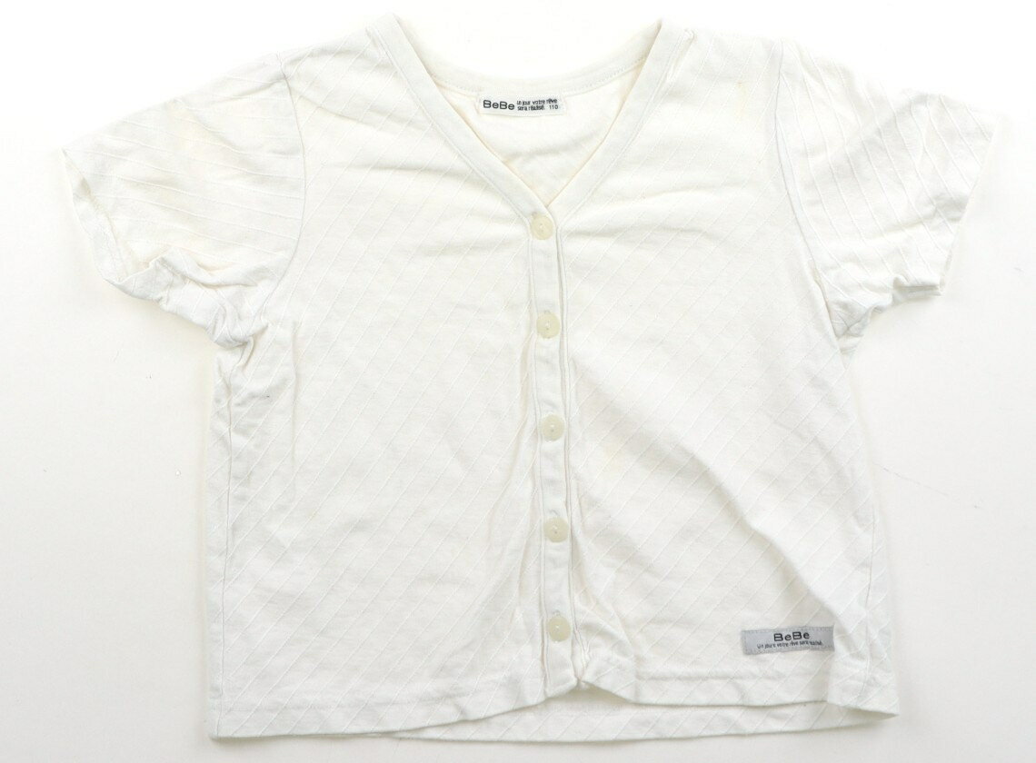 Rakuten - べべ BeBe カーディガン 110 女の子 白 子供服 ベビー服 キッズ アウトレット ユーズド 【中古】キッズ・ベビー・マタニティ