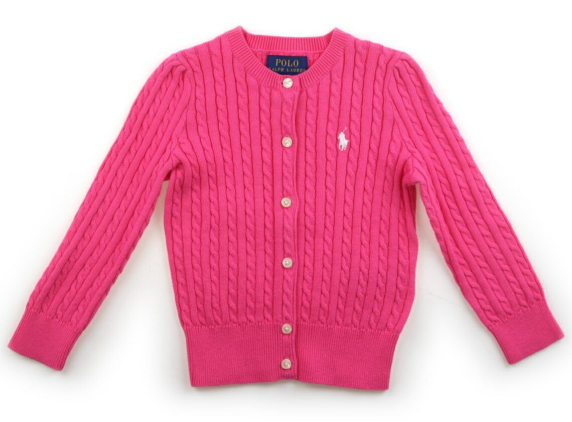 ポロラルフローレン POLO RALPH LAUREN カーディガン 90 女の子 ピンク 子供服 ベビー服 キッズ アウトレット ユーズド 【中古】キッズ・ベビー・マタニティ