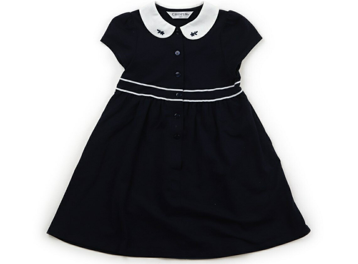 Rakuten - ショパン CHOPIN ワンピース 110 女の子 ダークネイビー、白 子供服 ベビー服 キッズ アウトレット ユーズド 【中古】キッズ・ベビー・マタニティ