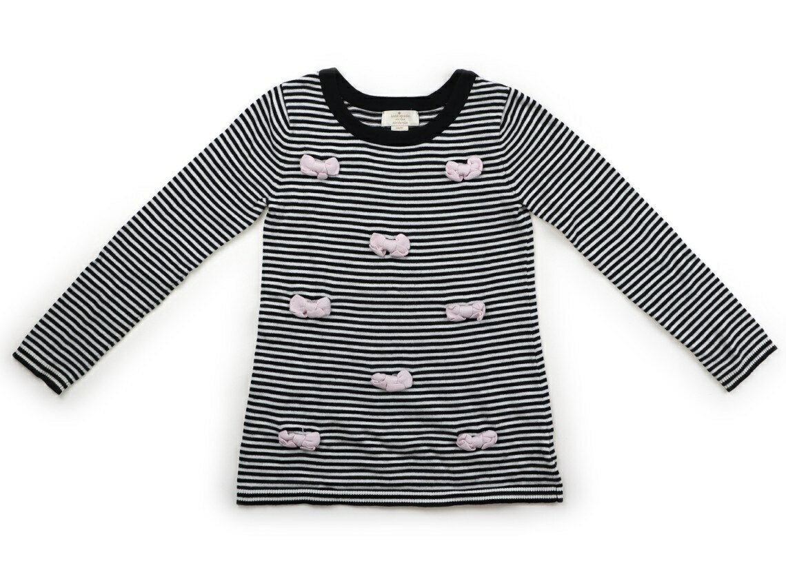 樂天商城 - ケイトスペード Kate Spade チュニック 120 女の子 ボーダー、白黒、ピンクリボン 子供服 ベビー服 キッズ アウトレット ユーズド 【中古】キッズ・ベビー・マタニティ