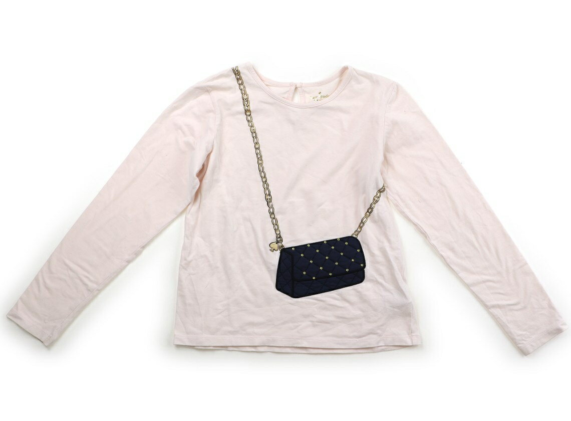 ケイトスペード Kate Spade Tシャツ・カットソー 160 女の子 パステルピンク・ネイビー 子供服 ベビー服 キッズ アウトレット ユーズド 【中古】キッズ・ベビー・マタニティ