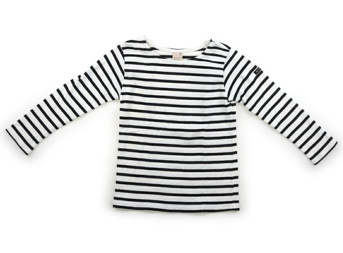 　ブランド 　petit main(プティマイン) 　カテゴリー 　Tシャツ・カットソー 　サイズ 　130サイズ 　色 　オフ・ブラックボーダー 　状態 　★★★ 　記名 　なし 　ジャンル 　Girl 若干の色あせがありますが、まだまだ活躍してくれそうです。 ＊【状態】【サイズ】に関しての詳しい説明はこちら