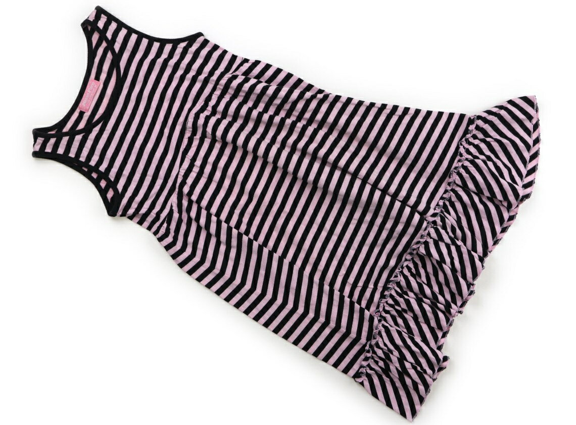 メゾピアノ mezzo piano ワンピース 150 女の子 黒、ピンク 子供服 ベビー服 キッズ アウトレット ユーズド 【中古】キッズ・ベビー・マタニティ