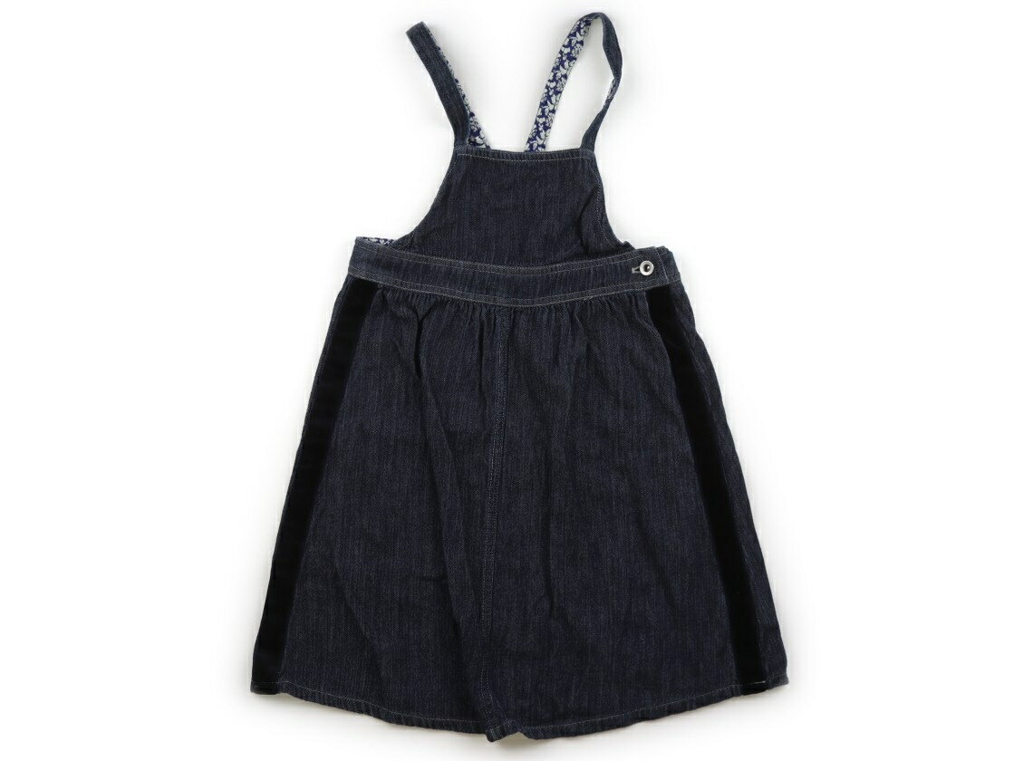 コムサフィユ COMME CA FILLE ジャンパースカート 110 女の子 インディゴブルー、ネイビー 子供服 ベビー服 キッズ アウトレット ユーズド 【中古】キッズ・ベビー・マタニティ
