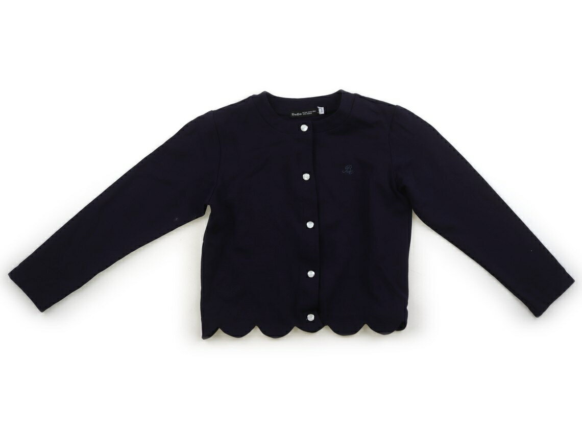 べべ BeBe カーディガン 120 女の子 ダークネイビー 子供服 ベビー服 キッズ アウトレット ユーズド 【中古】キッズ・ベビー・マタニティ
