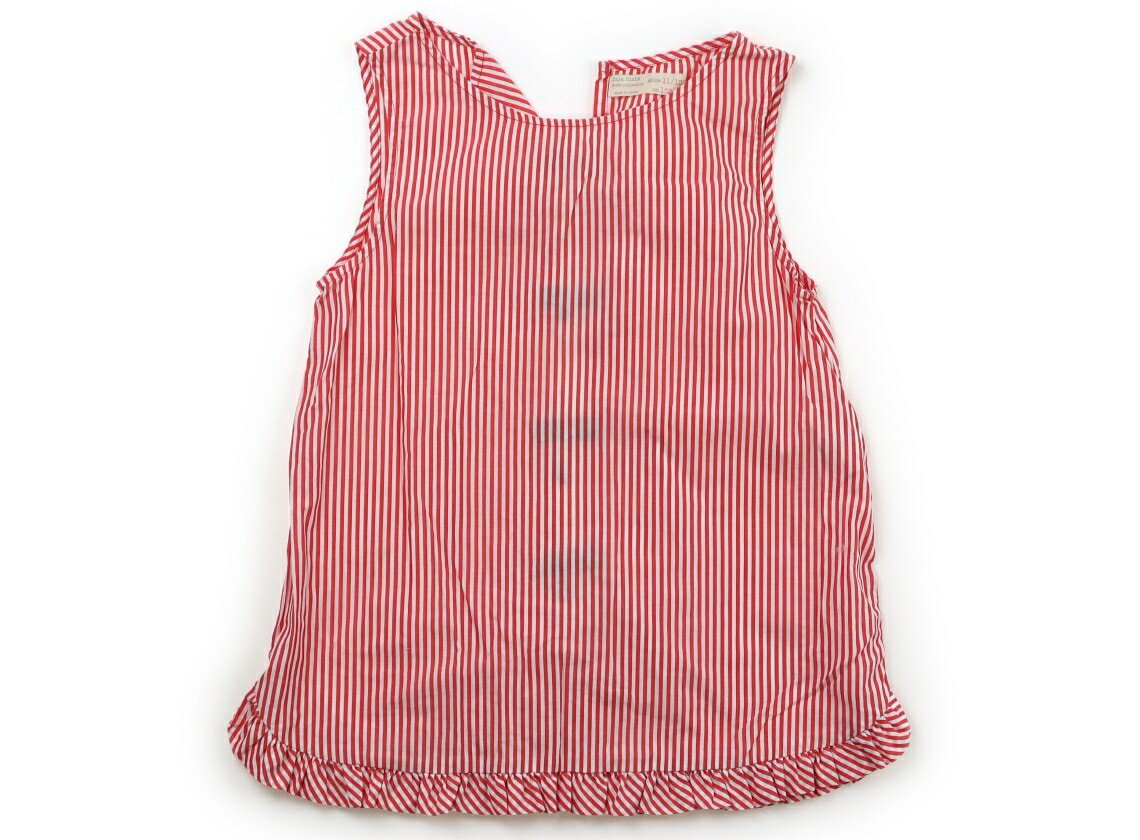 ZARA Tank Top/Camisole, Size 150, Girls, Red/White/Striped, Children's Clothing, Baby Clothing, Kids, Outlet, Used [Pre-owned] Kids, Baby, Maternity