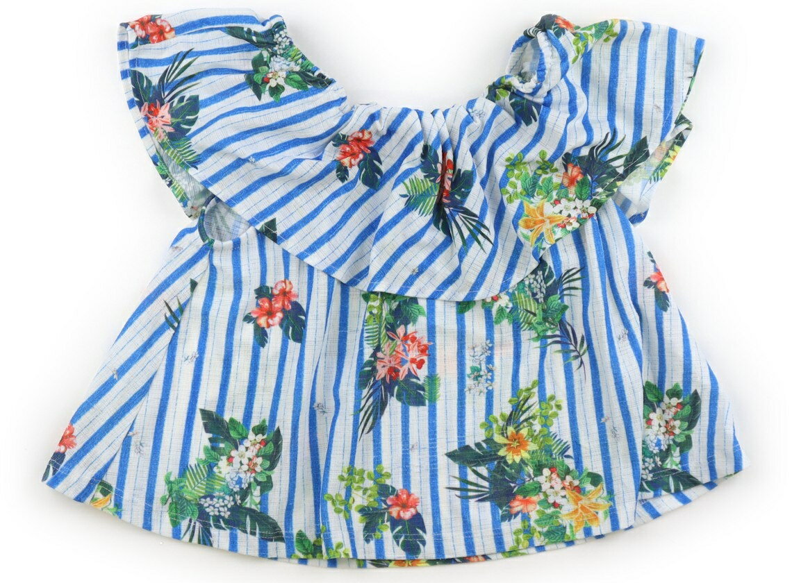 자라 ZARA 탱크탑 캐미솔 110 여자 화이트 꽃무늬 아동복 아기 옷 키즈 아울렛 유즈드 [중고] 키즈 아기 출산