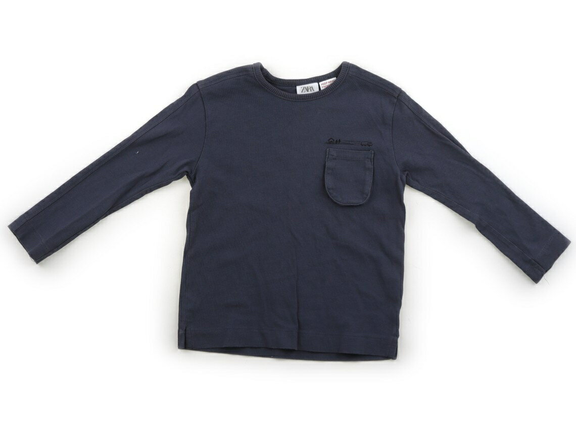Rakuten - ザラ ZARA Tシャツ・カットソー 95 男の子 グレー・トラック 子供服 ベビー服 キッズ アウトレット ユーズド 【中古】キッズ・ベビー・マタニティ