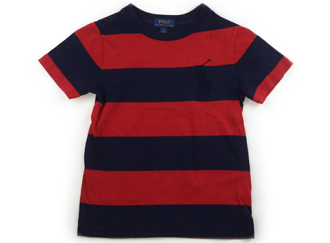 ポロラルフローレン POLO RALPH LAUREN Tシャツ・カットソー 110 男の子 ネイビー・レッド 子供服 ベビー服 キッズ アウトレット ユーズド 【中古】キッズ・ベビー・マタニティ