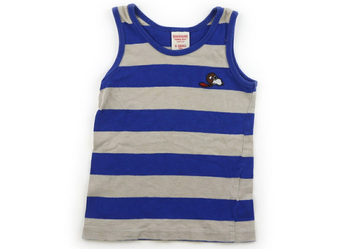 DENIM & DUNGAREE Tank Top/Camisole, Size 100, Boys, Blue, Gray, Stripe, Children's Clothing, Baby Clothes, Kids, Outlet, Used [Pre-owned] Kids, Baby, Maternity