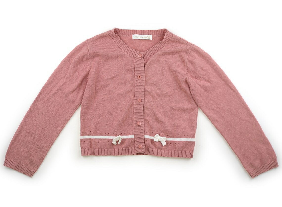 Rakuten - キャサリン・コテージ Catherine Cottage カーディガン 130 女の子 ピンク系 子供服 ベビー服 キッズ アウトレット ユーズド 【中古】キッズ・ベビー・マタニティ