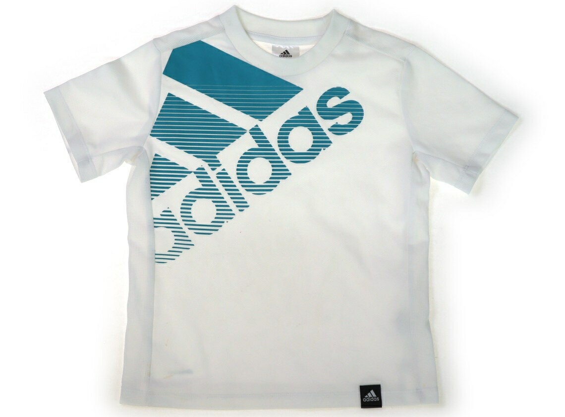 アディダス Adidas スポーツウェア・ダンスウェア 120 男の子 白、ターコイズブルー 子供服 ベビー服 キッズ アウトレット ユーズド 【中古】キッズ・ベビー・マタニティ