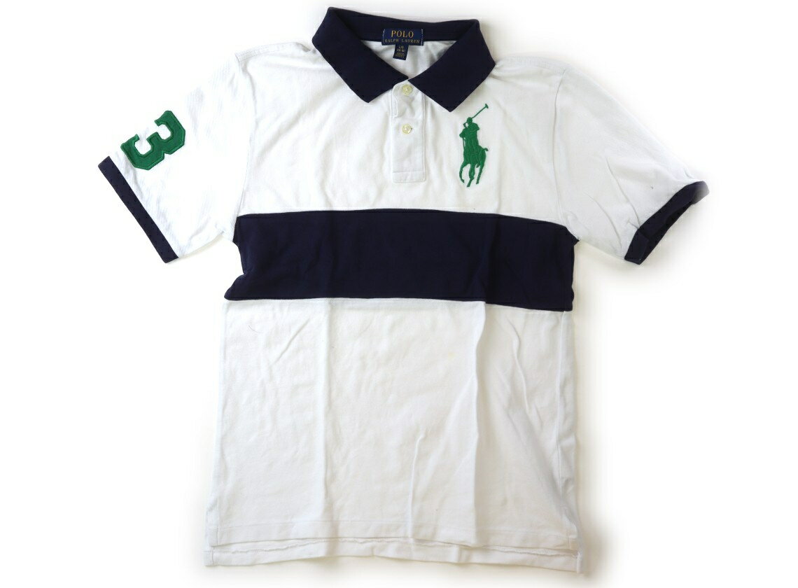 　ブランド 　POLO RALPH LAUREN(ポロラルフローレン) 　カテゴリー 　ポロシャツ 　サイズ 　160サイズ 　色 　オフ・ネイビーボーダー 　状態 　★★★ 　記名 　なし 　ジャンル 　Boy 実際のサイズ表記はL/Gです。腹部に1cmほどのシミがありますが、まだまだお使いいただけます。 ＊【状態】【サイズ】に関しての詳しい説明はこちら