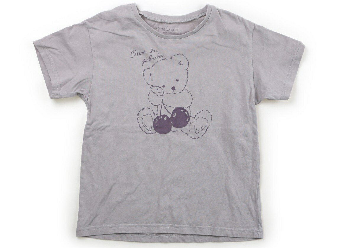 Rakuten - エニィファム anyFAM Tシャツ・カットソー 140 女の子 モーブパープル・テディベア 子供服 ベビー服 キッズ アウトレット ユーズド 【中古】キッズ・ベビー・マタニティ