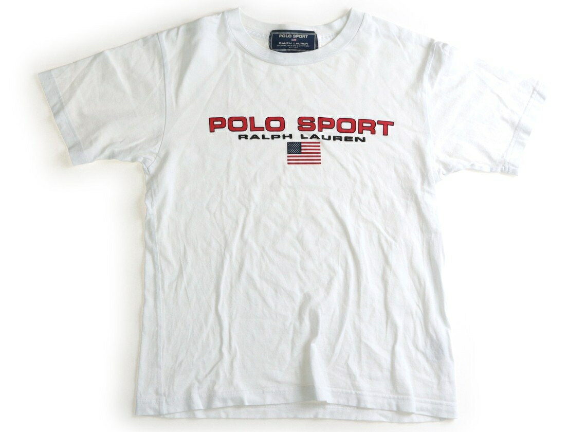 ポロラルフローレン POLO RALPH LAUREN Tシャツ・カットソー 140 男の子 オフ・国旗柄 子供服 ベビー服 キッズ アウトレット ユーズド 【中古】キッズ・ベビー・マタニティ