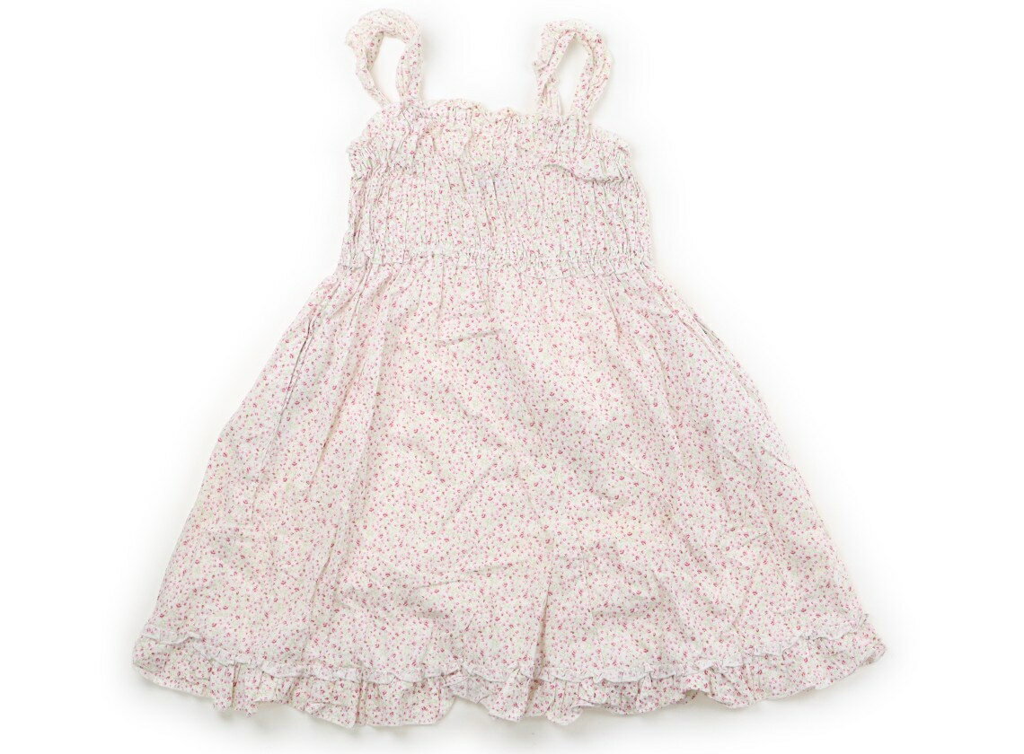 コムサイズム COMME CA ISM ワンピース 140 女の子 オフ・ピンク花柄 子供服 ベビー服 キッズ アウトレット ユーズド 【中古】キッズ・ベビー・マタニティ