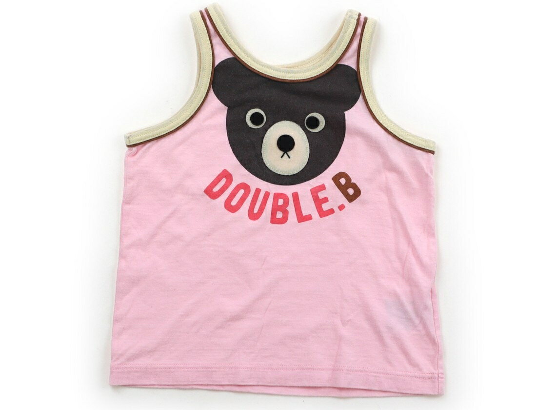 ダブルB Double B タンクトップ・キャミソール 90 女の子 ピンク 子供服 ベビー服 キッズ アウトレット ユーズド 【中古】キッズ・ベビー・マタニティ