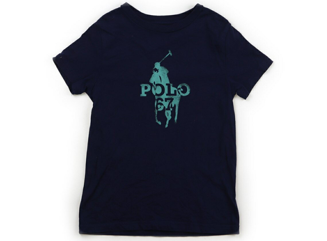 ポロラルフローレン POLO RALPH LAUREN Tシャツ・カットソー 120 男の子 ネイビー 子供服 ベビー服 キッズ アウトレット ユーズド 【中古】キッズ・ベビー・マタニティ