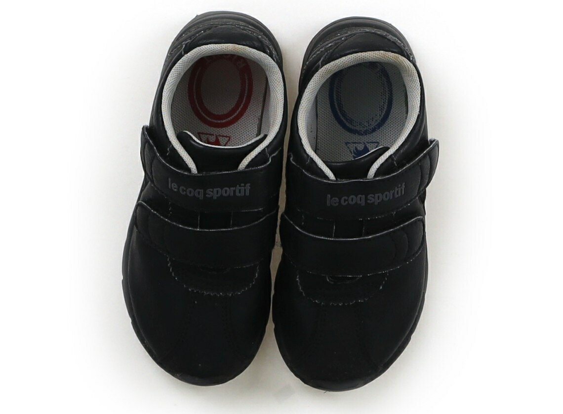 Le Coq - ルコックスポルティフ le coq sportif スニーカー 靴17cm〜 男の子 黒 子供服 ベビー服 キッズ アウトレット ユーズド 【中古】キッズ・ベビー・マタニティ