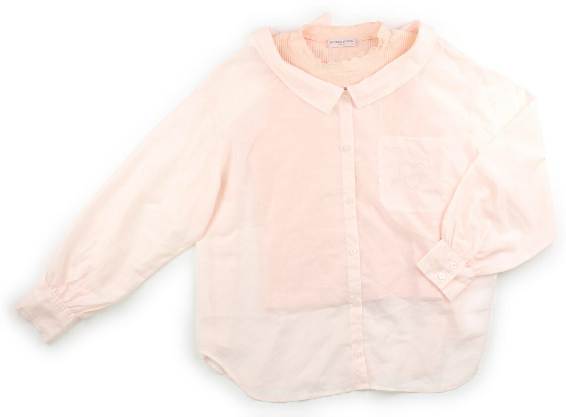 Rakuten - メゾピアノ mezzo piano ポロシャツ 160 女の子 ピンク 子供服 ベビー服 キッズ アウトレット ユーズド 【中古】キッズ・ベビー・マタニティ