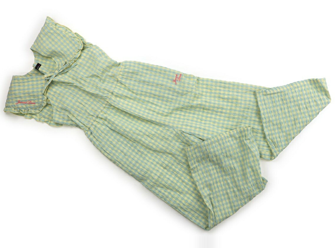 Rakuten - ジェニィ JENNI オーバーオール 150 女の子 パステルカラー・チェック柄 子供服 ベビー服 キッズ アウトレット ユーズド 【中古】キッズ・ベビー・マタニティ