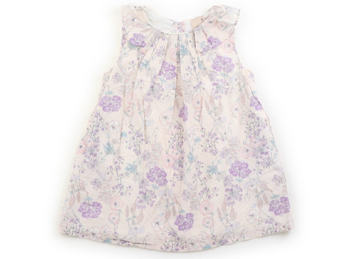 Rakuten - プティマイン petit main ワンピース 90 女の子 淡いコーラルピンク・草花 子供服 ベビー服 キッズ アウトレット ユーズド 【中古】キッズ・ベビー・マタニティ